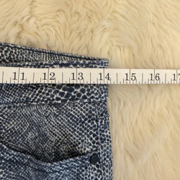 Tory Burch Snake Print Mid Rise Skinny Jeans 26 - Picture 12 of 13